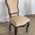 Комплект из 6-ти антикварных стульев из палисандра со спинкой капитоне 1850-х гг. 