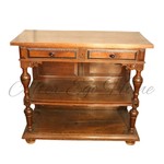 Антикварный консольный стол с точеными балясинами 1860-х гг. 