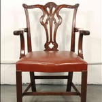 Антикварное кресло в стиле Чиппендейл 1890-х гг. 