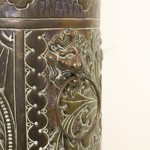 Антикварная подставка для зонтов из латуни 1880-х гг. 