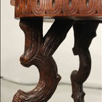 Антикварный чайный столик со съемным подносом 1840-х гг.