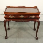 Антикварный чайный столик в стиле Чиппендейл 1940-х гг. 