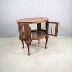 Антикварный чайный столик из дубового массива 1880-х гг.