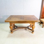Антикварный стол из дубового массива 1890-х гг.
