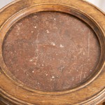 Антикварный столик из тика с мраморной столешницей 1910-гг. 