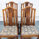 Комплект из 4-х стульев со сквозными спинками 1910-х гг.