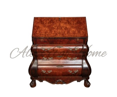 Антикварный секретер в стиле Чиппендейл 1950-х гг. 