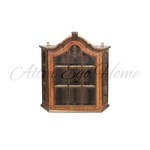 Антикварная навесная голландская витрина 1900-х гг. 