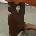 Антикварный табурет с фигурным сидением 1920-х гг. 