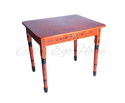 Антикварный расписной столик