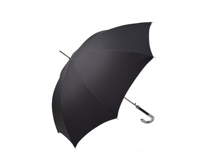 Черный мужской зонт-трость