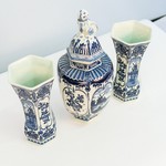 Винтажный набор голландских ваз из керамики