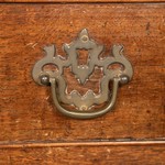 Антикварный двухъярусный шкаф из дуба 1820-х гг