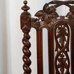 Комплект из 6-ти антикварных стульев с резными спинками 1850-х гг. 