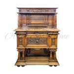 Антикварный сервант с мраморной столешницей и гротесками 1860-х гг. 