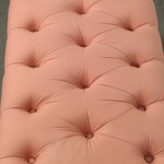 Винтажная скамья с обивкой капитоне 1950-х гг. 