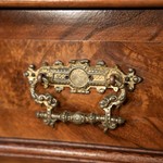 Антикварный полушкаф в стиле бидермейер 1860-х гг. 