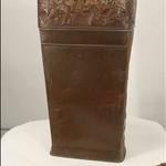 Антикварное ведро для золы (зольник) из латуни 1900-х гг. 