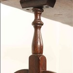 Винтажная газетница из дуба 1950-х гг. 