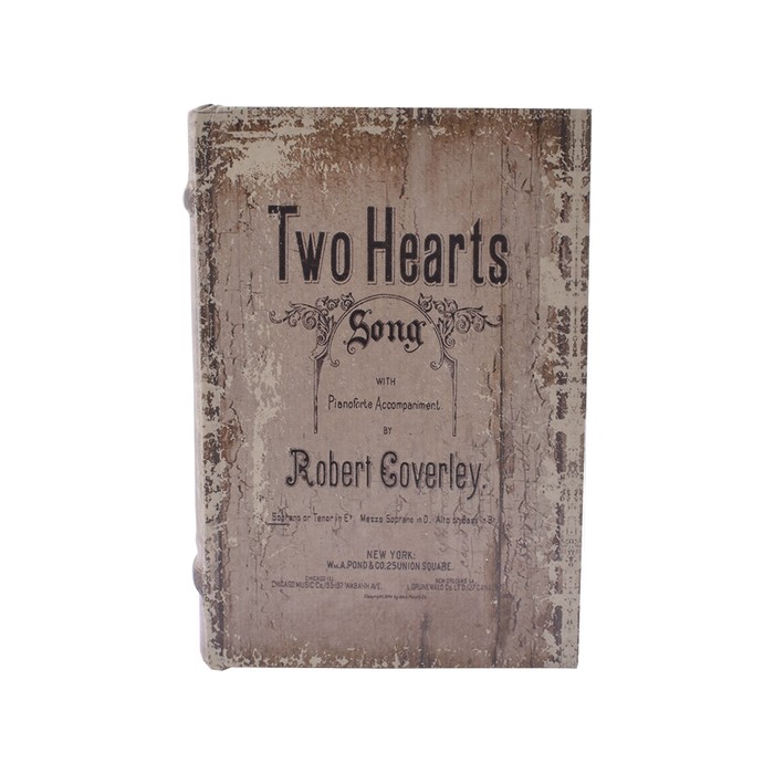 Шкатулка-книга "Two hearts"