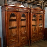 Комплект антикварной мебели для кабинета 1870-х гг. 
