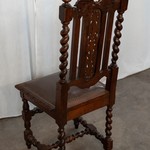 Комплект из 6-ти антикварных стульев с резными спинками 1850-х гг. 