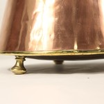 Антикварное декоративное ведро из комбинированного металла 1850-х гг. 