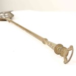 Комплект антикварных таганов и каминных аксессуаров из латуни 1870-х гг. 