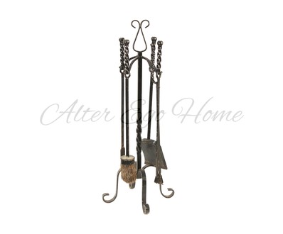 Комплект антикварных каминных аксессуаров 1920-х гг. 