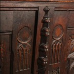 Антикварный поставец в неоготическом стиле 1910-х гг. 