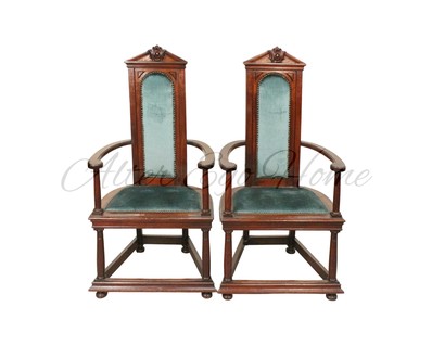 Комплект из 8-ми антикварных стульев 1870-х гг. 