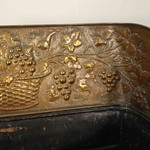 Антикварное ведро для золы (зольник) из латуни 1900-х гг. 