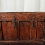 Антикварная скамья из тика в колониальном стиле 1850-х гг. 