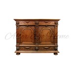 Антикварный дубовый сервант 1840-х гг. 