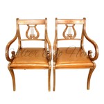 Комплект антикварных кресел в стиле неоклассицизм 1950-х гг. 