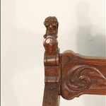 Антикварное курульное кресло 1870-х гг. 