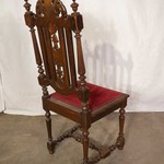 комплект из четырех антикварных стульев в стиле неоренессанс 1850-х гг.