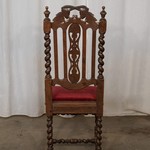 Комплект из 5-ти антикварных стульев со спинкой из сквозной резьбы 1850-х гг. 