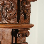 Антикварный французский дубовый шкаф 1860-х гг. 