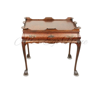 Антикварный чайный столик в стиле Чиппендейл 1910-х гг. 