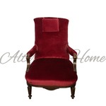 Антикварное кресло-туфелька 1860-х гг. 