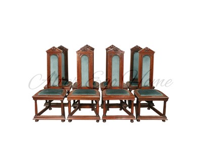 Комплект из 8-ми антикварных стульев 1870-х гг. 