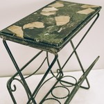 Антикварный столик с инкрустацией мрамором
