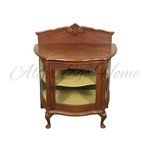 Антикварный чайный столик с фигурным поликом 1910-х гг. 