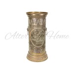 Антикварная подставка для зонтов из латуни 1880-х гг. 