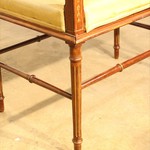 Антикварный табурет в стиле неогрек 1890-х гг. 