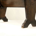 Антикварная газетница с резным бортиком 1910-х гг. 