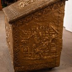 Антикварный сундук из латуни 1900-х гг. 