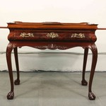 Антикварный чайный столик в стиле Чиппендейл 1940-х гг. 