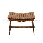 Антикварный табурет с фигурным сидением 1920-х гг. 